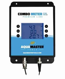Aquamaster P700 Pro2 combined pH and EC meter for hydroponic reservoirs