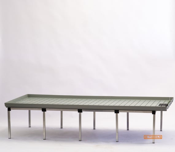 G-Tools Aluminium Grow Table for Ebb & Flow Tray 2 x 0.63 m