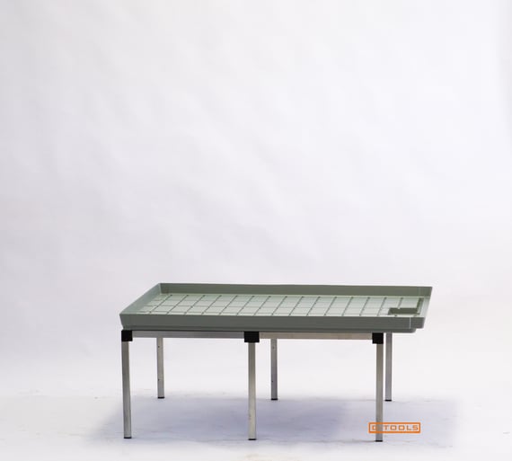 G-Tools Aluminium Grow Table for Ebb & Flow Tray 1.1 x 1 m