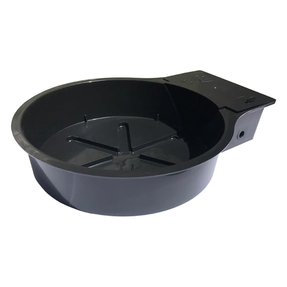 AutoPot 1Pot XL Tray and Lid Black - Grommeted - for AQUAvalve5 / 9mm Pipe