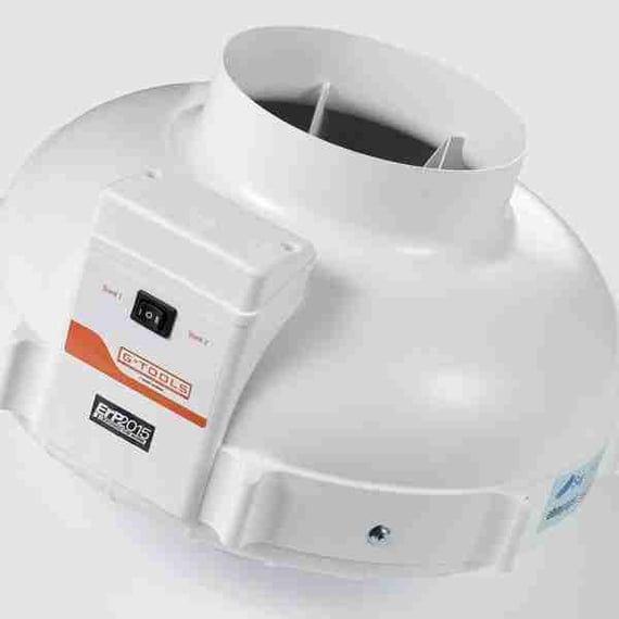 G-Tools Inline Extractor Fan 160mm 2-Speed 400-800 m³/h