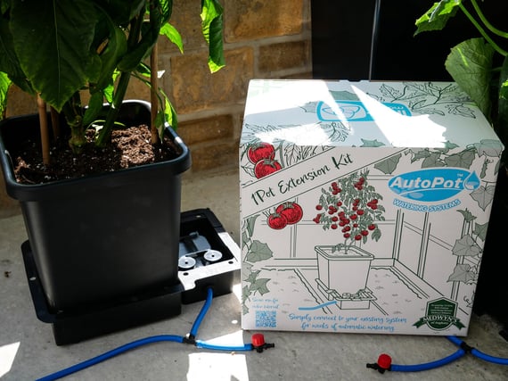 AutoPot 1Pot Extension Kit - in use