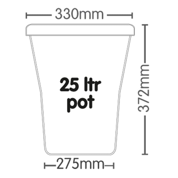 AutoPot 25 L WhitePot - in use