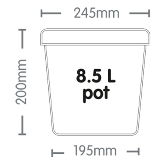 AutoPot 8.5 L WhitePot - in use