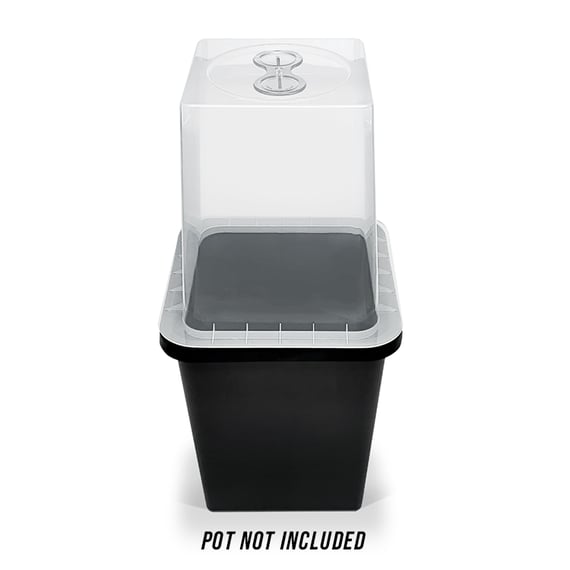 AutoPot Clear Propagation Lid for 8.5 L / 15 L Pots - in use