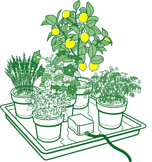 AutoPot easy2GO Kit - line drawing