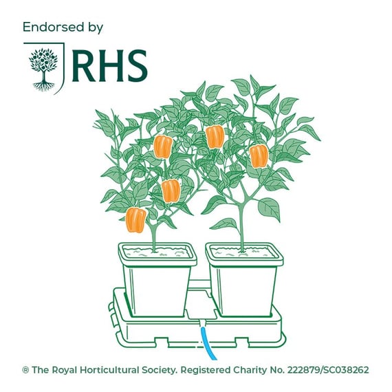 AutoPot easy2grow Extension Kit - RHS line drawing