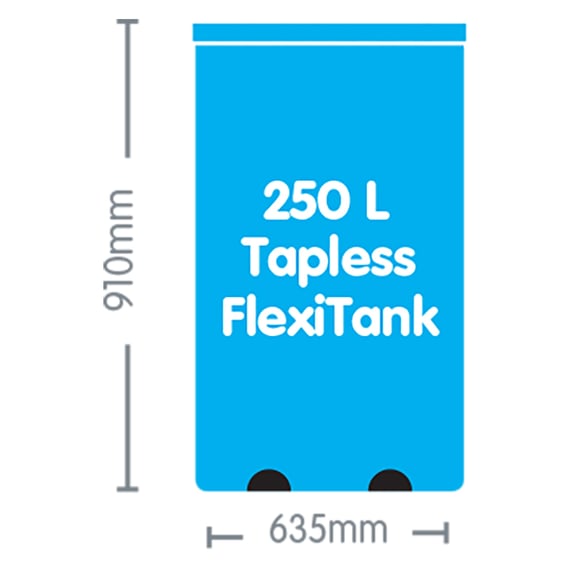 Tapless FlexiTank 250L - lifestyle