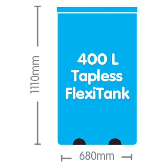 Tapless FlexiTank 400L - detail