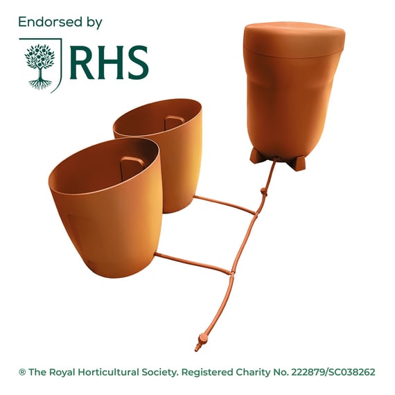 AutoPot Khloris Watering System - Copper - T-configuration multi-pot layout