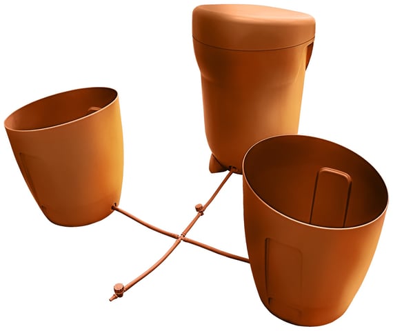 AutoPot Khloris Watering System - Copper - X-configuration layout