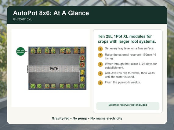 Automatic Watering System for 8x6 Greenhouse - Kit 2
