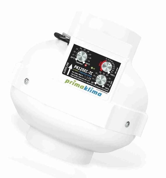 G-Tools PK125 EC-TC Inline Fan 125mm - 680 m³/h
